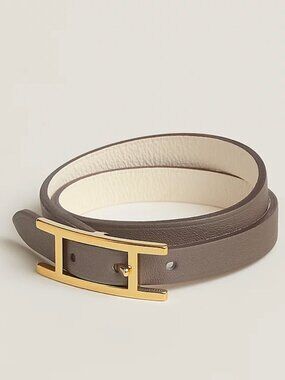 Hermes Behapi Double Tour Bracelet